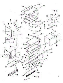 Upper Oven Pedestal Section parts for Kenmore Range 911.7878311 (9117878311, 911 7878311) from AppliancePartsPros.com