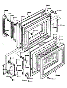 Door Parts parts for Kenmore Range 911.7878311 (9117878311, 911 7878311) from AppliancePartsPros.com
