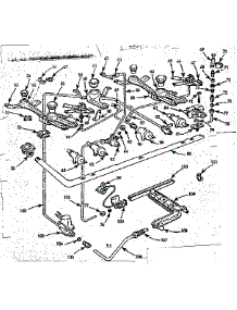 Burner Section parts for Kenmore Range 103.7684400 (1037684400, 103 7684400) from AppliancePartsPros.com