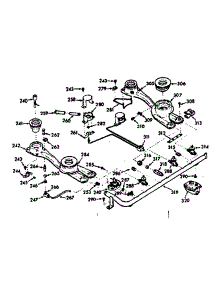 Burner Section parts for Kenmore Range 103.8357211 (1038357211, 103 8357211) from AppliancePartsPros.com