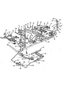 Burner Section parts for Kenmore Range 103.7866110 (1037866110, 103 7866110) from AppliancePartsPros.com