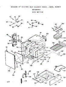 Body Section parts for Kenmore Range 911.9307914 (9119307914, 911 9307914) from AppliancePartsPros.com