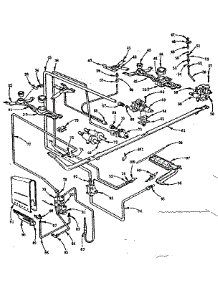 Burner Section parts for Kenmore Range 103.642511 (103642511, 103 642511) from AppliancePartsPros.com