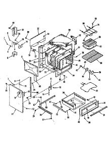 Lower Body Section parts for Kenmore Range 911.9808510 (9119808510, 911 9808510) from AppliancePartsPros.com