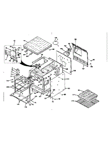 Body Section parts for Kenmore Range 850.4237712 (8504237712, 850 4237712) from AppliancePartsPros.com