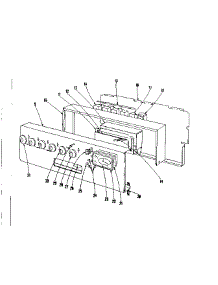 Cook Top Section parts for Kenmore Range 101.932621 (101932621, 101 932621) from AppliancePartsPros.com