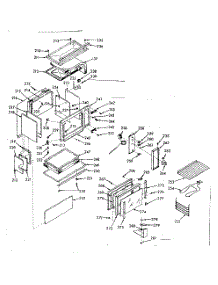 Upper Body Section parts for Kenmore Range 103.9707100 (1039707100, 103 9707100) from AppliancePartsPros.com