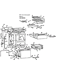 Body And Oven Element parts for Kenmore Range 103.9366740 (1039366740, 103 9366740) from AppliancePartsPros.com