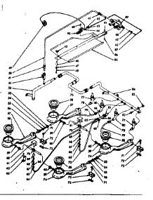 Burner Section parts for Kenmore Range 103.7667040 (1037667040, 103 7667040) from AppliancePartsPros.com
