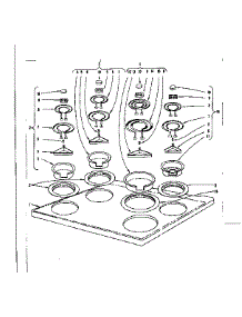 Cook Top Section parts for Kenmore Range 101.930610 (101930610, 101 930610) from AppliancePartsPros.com