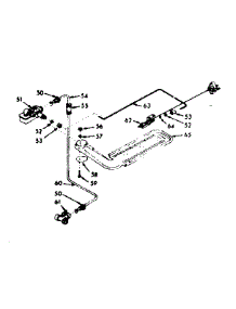 Upper Oven Burner Section parts for Kenmore Range 103.7836861 (1037836861, 103 7836861) from AppliancePartsPros.com