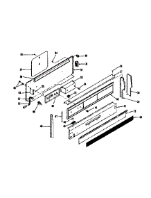 Backguard Model 119.7398311 parts for Kenmore Range 119.7338311 (1197338311, 119 7338311) from AppliancePartsPros.com