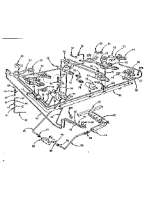 Burner Section parts for Kenmore Range 103.726611 (103726611, 103 726611) from AppliancePartsPros.com