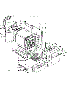Body Section parts for Kenmore Range 119.7077910 (1197077910, 119 7077910) from AppliancePartsPros.com