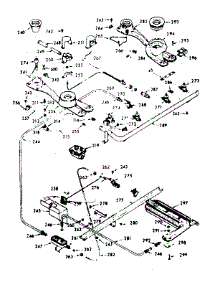 Burner Section parts for Kenmore Range 103.7187243 (1037187243, 103 7187243) from AppliancePartsPros.com