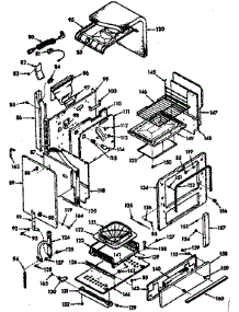 Body Section parts for Kenmore Range 103.7447360 (1037447360, 103 7447360) from AppliancePartsPros.com