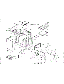 Body Section parts for Kenmore Range 911.7247511 (9117247511, 911 7247511) from AppliancePartsPros.com