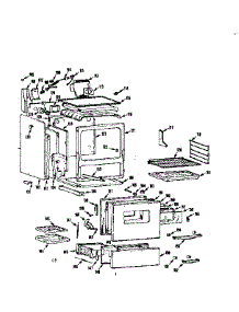 Body Section parts for Kenmore Range 103.7366640 (1037366640, 103 7366640) from AppliancePartsPros.com