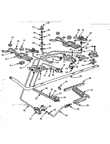 Burner Section parts for Kenmore Range 103.766620 (103766620, 103 766620) from AppliancePartsPros.com