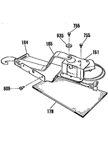 Door Lock Section parts for Kenmore Range 911.4553591 (9114553591, 911 4553591) from AppliancePartsPros.com