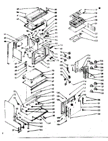Upper Body Section parts for Kenmore Range 103.9846960 (1039846960, 103 9846960) from AppliancePartsPros.com