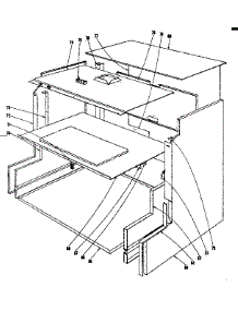 Oven Section parts for Kenmore Range 101.902630 (101902630, 101 902630) from AppliancePartsPros.com