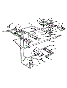 Burner Section parts for Kenmore Range 103.756610 (103756610, 103 756610) from AppliancePartsPros.com