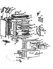 Body Section parts for Kenmore Range 103.7364400 (1037364400, 103 7364400) from AppliancePartsPros.com
