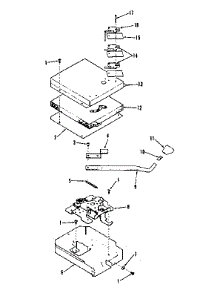 Power Lock Section parts for Kenmore Range 911.3658611 (9113658611, 911 3658611) from AppliancePartsPros.com