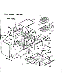 Body Section parts for Kenmore Range 911.9138010 (9119138010, 911 9138010) from AppliancePartsPros.com