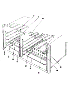 Oven Assembly Section parts for Kenmore Range 101.9166441 (1019166441, 101 9166441) from AppliancePartsPros.com