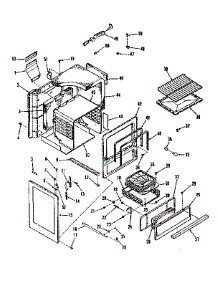 Body Section parts for Kenmore Range 911.7278710 (9117278710, 911 7278710) from AppliancePartsPros.com