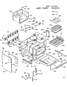 Body Section parts for Kenmore Range 103.9337710 (1039337710, 103 9337710) from AppliancePartsPros.com