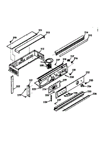 Control Panel Section parts for Kenmore Range 103.3247290 (1033247290, 103 3247290) from AppliancePartsPros.com