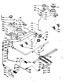 Burner Section parts for Kenmore Range 103.7427001 (1037427001, 103 7427001) from AppliancePartsPros.com