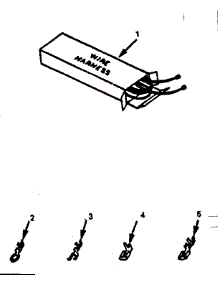 Wire Harnesses And Components parts for Kenmore Range 911.9808512 (9119808512, 911 9808512) from AppliancePartsPros.com