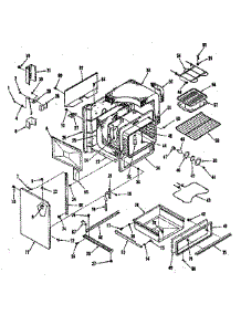 Lower Body parts for Kenmore Range 911.9808512 (9119808512, 911 9808512) from AppliancePartsPros.com
