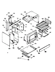 Lower Body Section parts for Kenmore Range 103.7867361 (1037867361, 103 7867361) from AppliancePartsPros.com