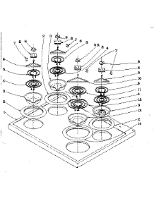 Main Top Section parts for Kenmore Range 101.962586 (101962586, 101 962586) from AppliancePartsPros.com