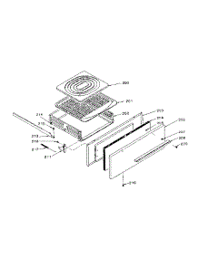 Broiler Section parts for Kenmore Range 119.7738710 (1197738710, 119 7738710) from AppliancePartsPros.com