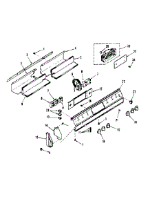 Control Section parts for Kenmore Range 911.4558610 (9114558610, 911 4558610) from AppliancePartsPros.com