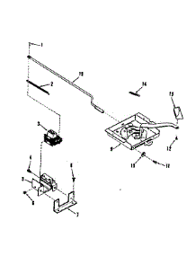 Power Lock Section parts for Kenmore Range 911.4558610 (9114558610, 911 4558610) from AppliancePartsPros.com