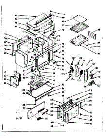 Upper Body Section parts for Kenmore Range 103.7717041 (1037717041, 103 7717041) from AppliancePartsPros.com