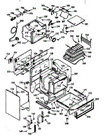 Lower Body Section parts for Kenmore Range 103.9877310 (1039877310, 103 9877310) from AppliancePartsPros.com