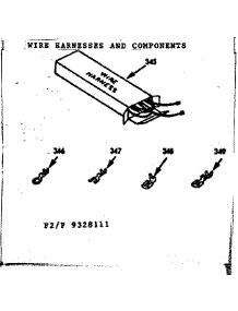 Wire Harnesses And Components parts for Kenmore Range 911.9328111 (9119328111, 911 9328111) from AppliancePartsPros.com