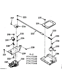 Power Lock Section parts for Kenmore Range 103.7477120 (1037477120, 103 7477120) from AppliancePartsPros.com