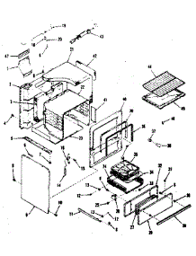 Body Section parts for Kenmore Range 911.7298511 (9117298511, 911 7298511) from AppliancePartsPros.com