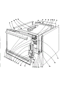 Lower Oven Section parts for Kenmore Range 101.903620 (101903620, 101 903620) from AppliancePartsPros.com