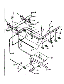 Burner Section parts for Kenmore Range 911.7148811 (9117148811, 911 7148811) from AppliancePartsPros.com