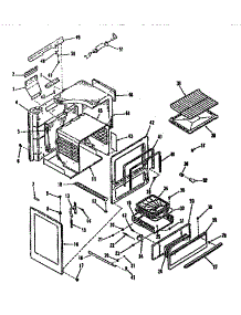 Body Section parts for Kenmore Range 911.7158710 (9117158710, 911 7158710) from AppliancePartsPros.com